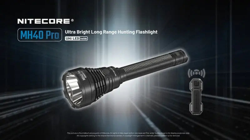 Lampe Torche Nitecore MH40 PRO - 3500 Lumens - Interrupteur sans fil  NYCTALOPE  