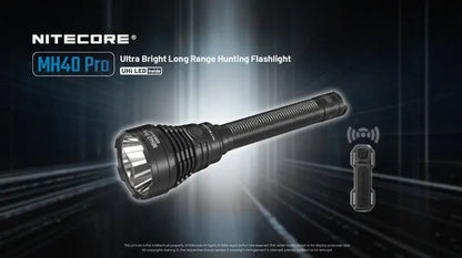 Lampe Torche Nitecore MH40 PRO - 3500 Lumens - Interrupteur sans fil  NYCTALOPE  