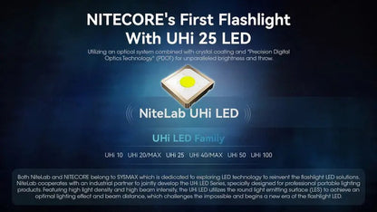 Lampe Torche Nitecore MT1A PRO - 800 Lumens  NYCTALOPE  