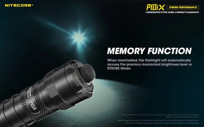 Lampe Torche Nitecore P10iX – 4000 Lumens - Rechargeable USB-C  NYCTALOPE  