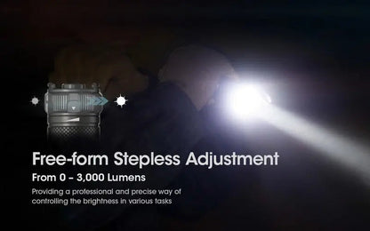 Lampe Torche Nitecore SRT7i – 3000 Lumens  NYCTALOPE  