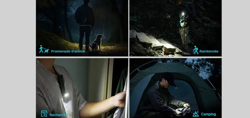 Lampe Torche Olight Arkflex - 1000 Lumens - Tête orientable pour gilet tactique  NYCTALOPE  