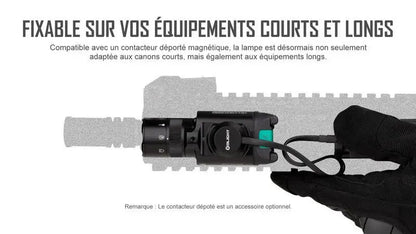 Lampe Torche Olight BALDR Pro R – 1350 Lumens – Laser Vert - NYCTALOPE
