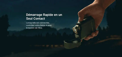Lampe Torche Olight Baton 4 édition premium 1300 Lumens NOIR étui de charge powerbank  NYCTALOPE  