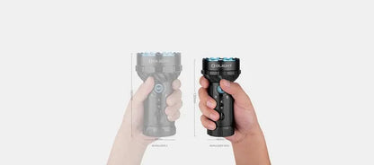 Lampe Torche Olight MARAUDER Mini OD VERT - 7000 Lumens - Rechargeable  NYCTALOPE  