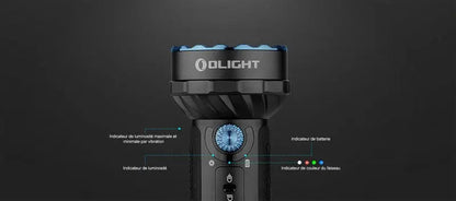 Lampe Torche Olight MARAUDER Mini OD VERT - 7000 Lumens - Rechargeable  NYCTALOPE  