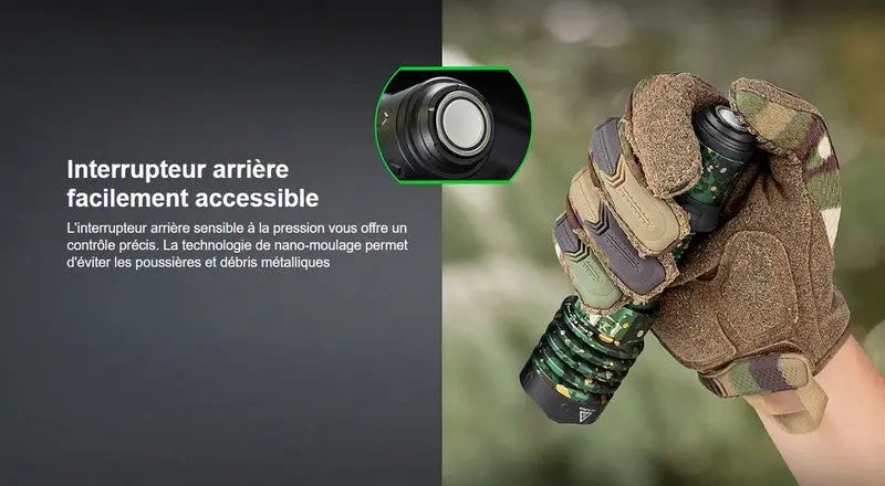Lampe Torche Olight WARRIOR X4 Kit - 2600 Lumens - Noire  NYCTALOPE  