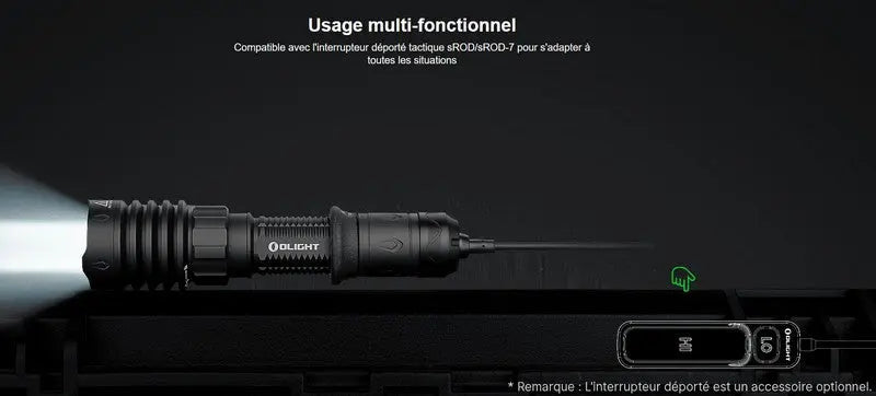 Lampe Torche Olight WARRIOR X4 Kit - 2600 Lumens - Noire  NYCTALOPE  