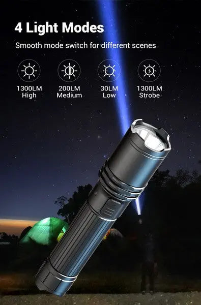 Lampe Torche Rechargeable Klarus A1 PRO – 1300 Lumens  NYCTALOPE  