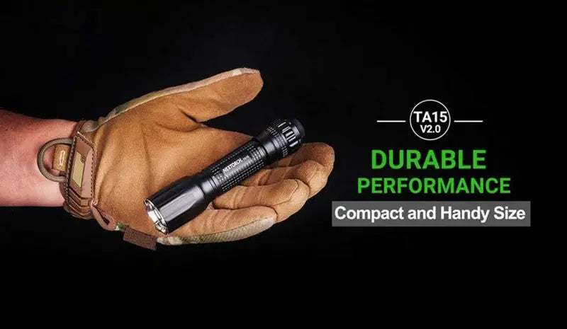 Lampe Torche Tactique Nextorch TA15 V2.0 - 700 Lumens One Step Strobe  NYCTALOPE  