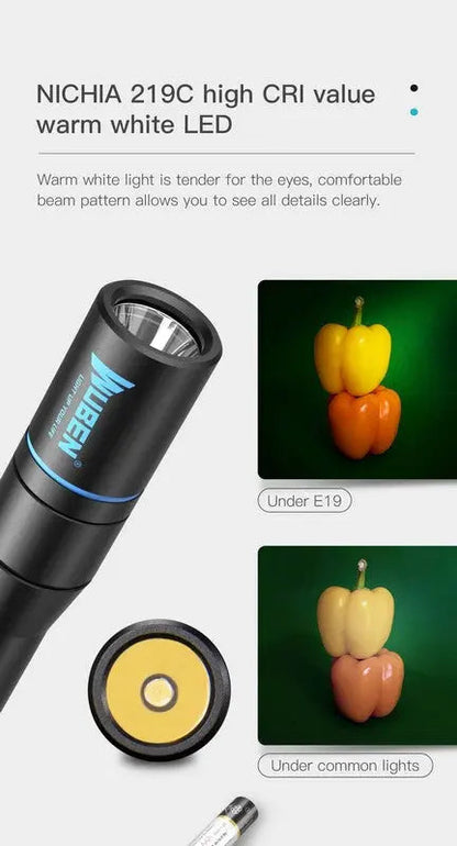 Lampe Torche Wuben E19 – 200 Lumens - NYCTALOPE