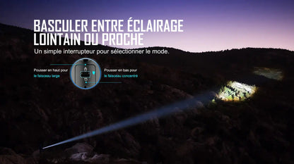 Lampe Torche puissante Olight MARAUDER 2 - 14000 Lumens – Rechargeable  NYCTALOPE  