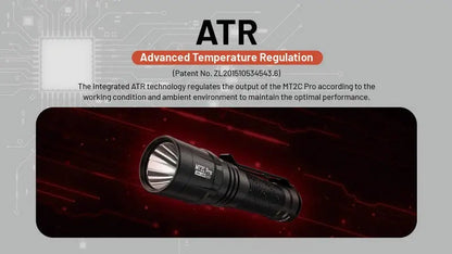 Lampe Torche tactique Nitecore MT2C PRO - 1800Lumens  NYCTALOPE  