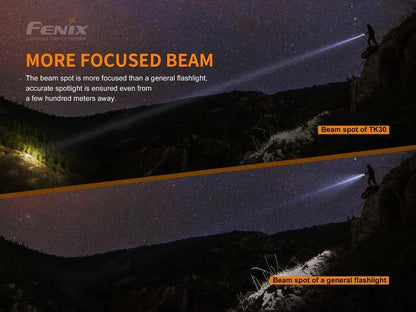 Lampe Torche tactique laser Fenix TK30 – 500 Lumens  NYCTALOPE  