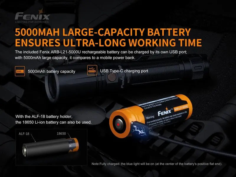 Lampe Torche tactique laser Fenix TK30 – 500 Lumens  NYCTALOPE  