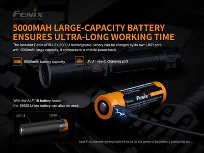 Lampe Torche tactique laser Fenix TK30 – 500 Lumens  NYCTALOPE  