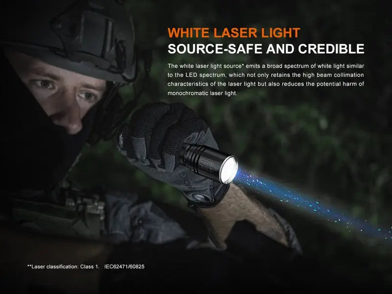Lampe Torche tactique laser Fenix TK30R – 500 Lumens rechargeable USB-C  NYCTALOPE  
