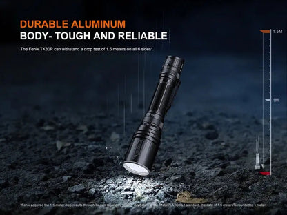 Lampe Torche tactique laser Fenix TK30R – 500 Lumens rechargeable USB-C  NYCTALOPE  