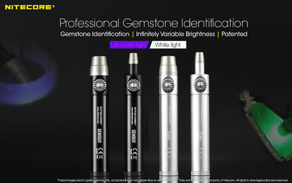 Lampe Nitecore GEM8 – Lampe d'identification professionnelle - Luminosité variable  NYCTALOPE  