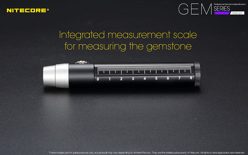 Lampe Nitecore GEM8 – Lampe d'identification professionnelle - Luminosité variable  NYCTALOPE  