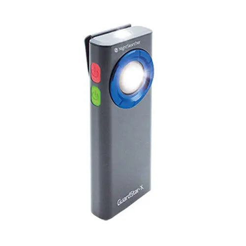 Lampe d'inspection et de signalisation plate Nightsearcher GuardStar-X 900 Lumens rechargeable USB-C - NYCTALOPE