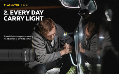 Lampe frontale Armytek Elf C2 USB-C - 1023 Lumens - Warm - NYCTALOPE