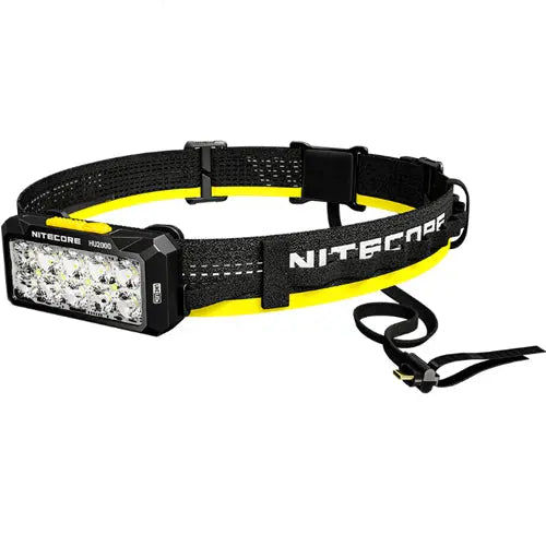 Lampe frontale Nitecore HU2000 - 2000 Lumens - S'alimente en USB-C  NYCTALOPE  