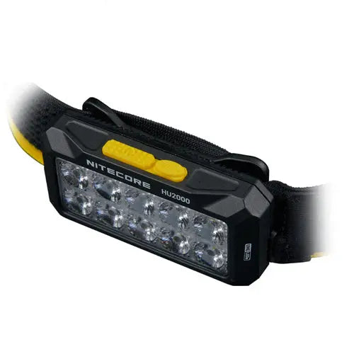 Lampe frontale Nitecore HU2000 - 2000 Lumens - S'alimente en USB-C  NYCTALOPE  
