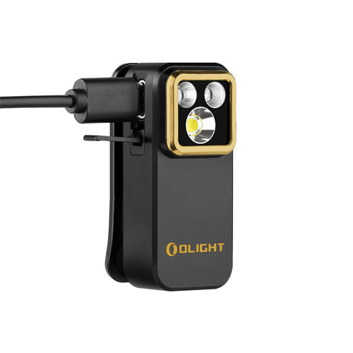 Olight Oclip Pro S – Lampe clip tactique 600 lumens rechargeable avec éclairage RVB et UV
