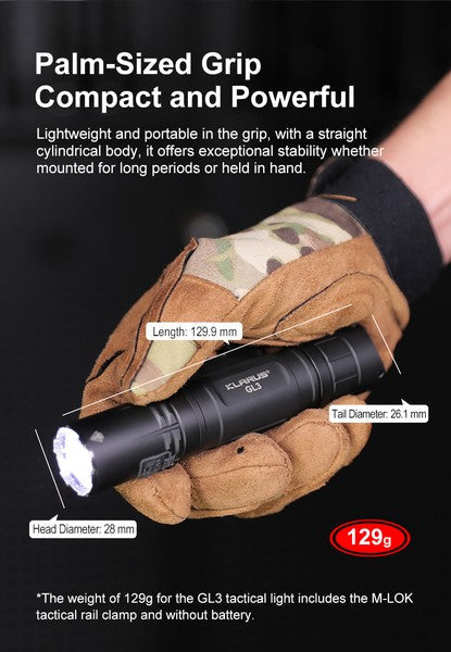 Lampe Torche Klarus GL3  NYCTALOPE  