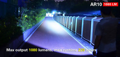 Lampe torche Klarus AR10 – 1080 Lumens - NYCTALOPE