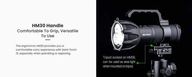 Lampe torche Nextorch ST30C - 15 000 Lumens - rechargeable - Powerbank intégré  NYCTALOPE  