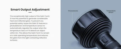 Lampe torche Nextorch ST31 - 20 000 Lumens - rechargeable - Powerbank intégré  NYCTALOPE  
