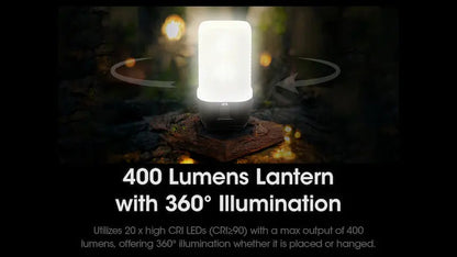 Lampe torche + Lanterne Nitecore LR70 – 3000 Lumens – Fonction PowerBank 10000mAh  NYCTALOPE  