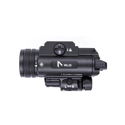 Lampe arme de poing Nextorch WL25 - 1200 Lumens - Laser Vert Intégré - Compatible Multi-Rails  NYCTALOPE  