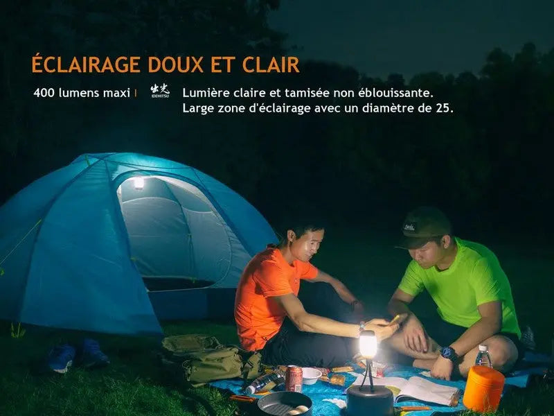 Lanterne Fenix CL26R – 400 Lumens - Rechargeable  NYCTALOPE  