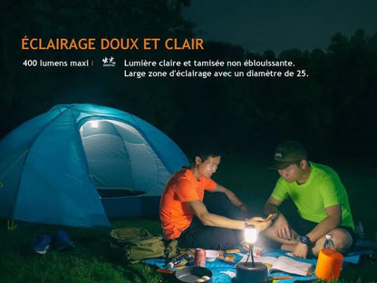 Lanterne Fenix CL26R – 400 Lumens - Rechargeable  NYCTALOPE  