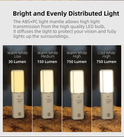 Lanterne Klarus CL2 PRO BLANCHE - 750 Lumens - Rechargeable et Powerbank  NYCTALOPE  