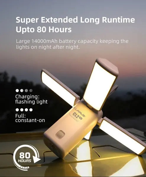 Lanterne Klarus CL2 PRO VERTE - 750 Lumens - Rechargeable et Powerbank  NYCTALOPE  