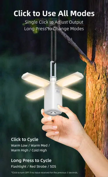 Lanterne Klarus CL2 – 750 Lumens – Rechargeable et Powerbank - Vert Jungle  NYCTALOPE  