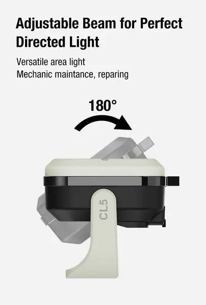 Lanterne de camping Klarus CL5 - 650 Lumens - Compacte légère, Rechargeable  NYCTALOPE  