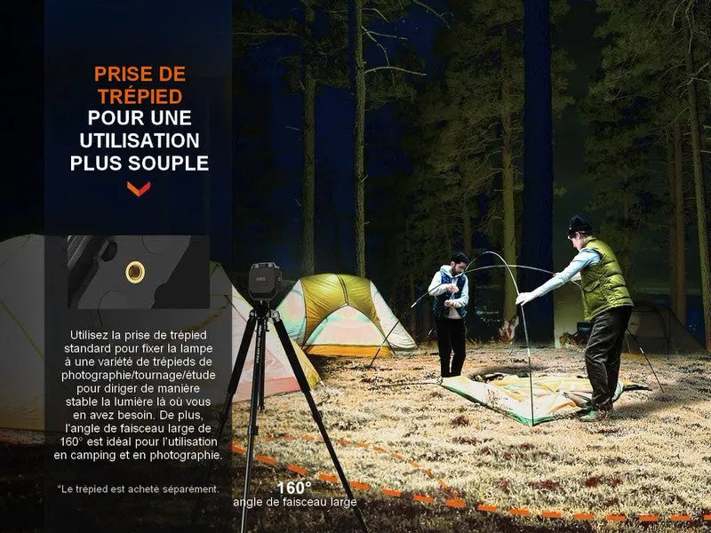 Lanterne multifonctions Fenix CL28R – 2000 Lumens – Lumière rouge  NYCTALOPE  