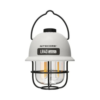 Lanterne rétro multifonction Nitecore LR40 Blanche – 100 Lumens – Rechargeable USB-C  NYCTALOPE  