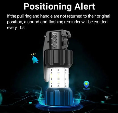 Nextorch ND30B - dispositif de distraction tactique civil rechargeable - 11000Lumens 130 dB - NYCTALOPE