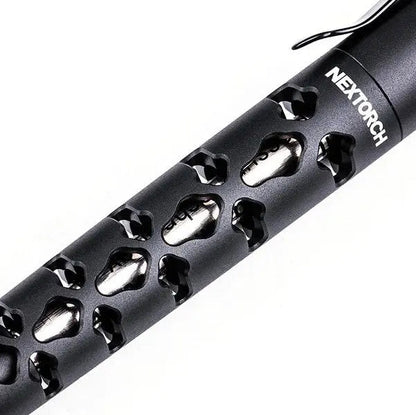 Nextorch NP20 - Stylo tactique de sécurité avec brise vitre - Noir  NYCTALOPE  