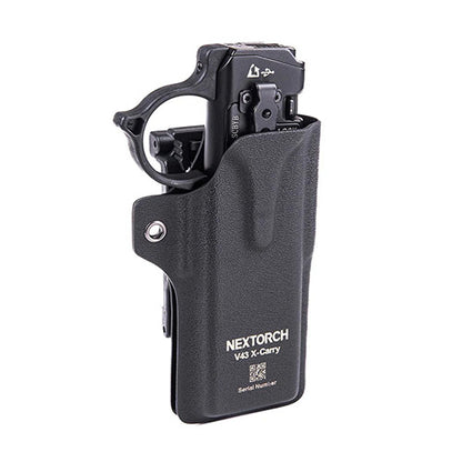 Nextorch V43 X-CARRY Étui Tactique à Dégainage Rapide - Kydex - Rotation 360° - Compatible TA70