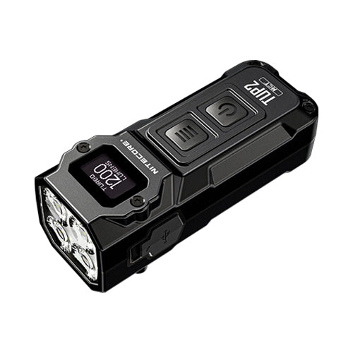 Lampe Nitecore TUP2 compacte – 1200 Lumens – Résistant IP54 eau poussière - Lampe porte clés  NYCTALOPE  