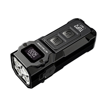 Lampe Nitecore TUP2 compacte – 1200 Lumens – Résistant IP54 eau poussière - Lampe porte clés  NYCTALOPE  