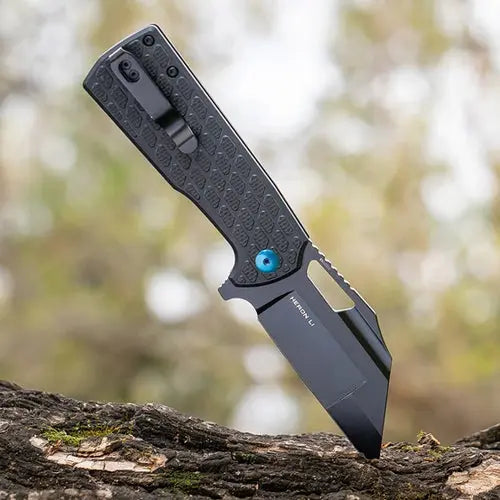 Olight Heron L1 - Couteau Pliant Tactique - Oknife  NYCTALOPE  