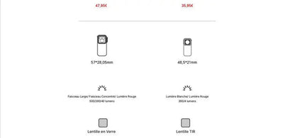 Olight Oclip PRO 500 Lumens - lampe gilet tactique lumière rouge rechargeable  NYCTALOPE  